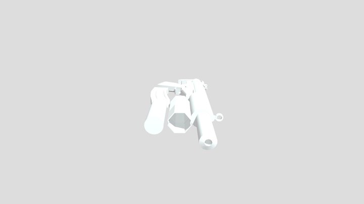 HL1 9mm Rifle 3D Model