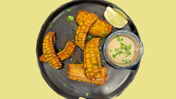 Corn Ribs Vegan 3D Scan