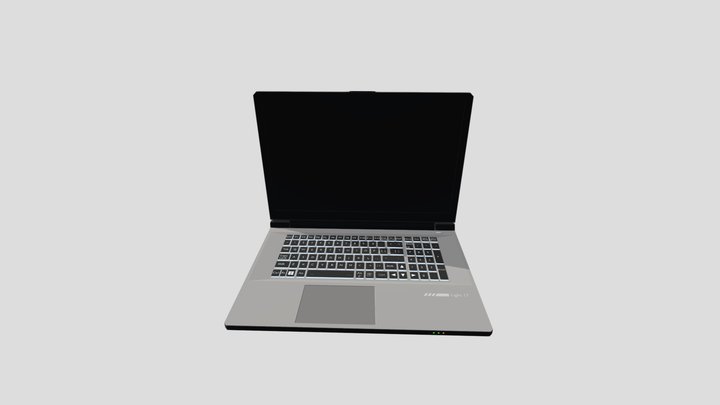 Laptop Light 17 3D Model