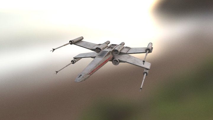 X-Wing 3D Model
