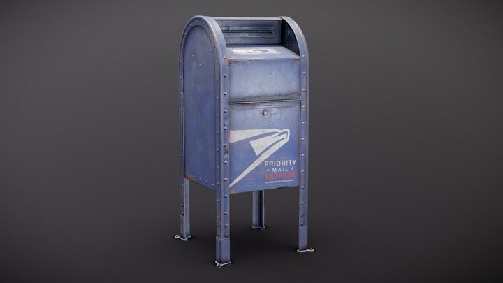 USPS Mailbox 3D Model
