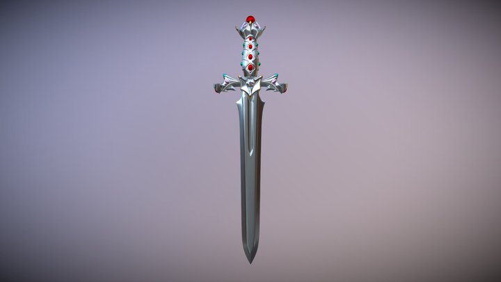 Magical Sword 3D Model
