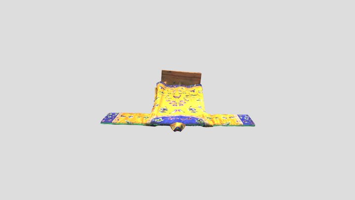 清代宫廷衬衣 3D Model