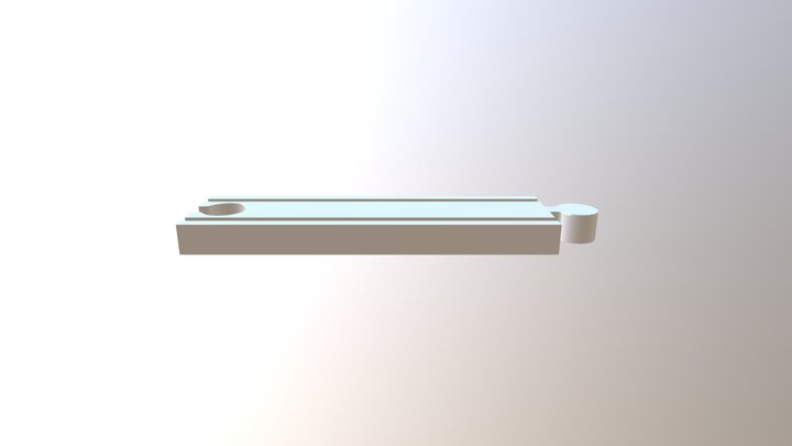 Straight Track 3D Model