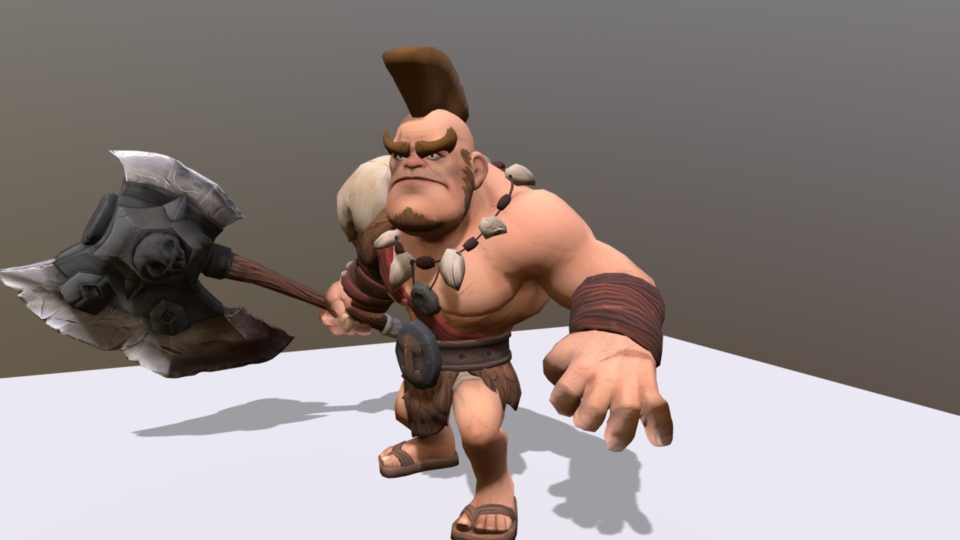 Barbarian Fight Animation