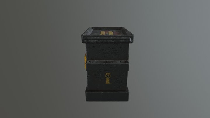 40k Armoury Tool Trolley DKOK 3D Model