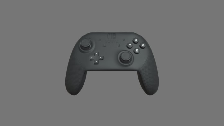 Pro Switch Controller 3D Model
