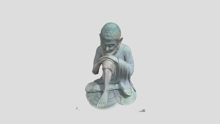 Jade Monk 3D Model
