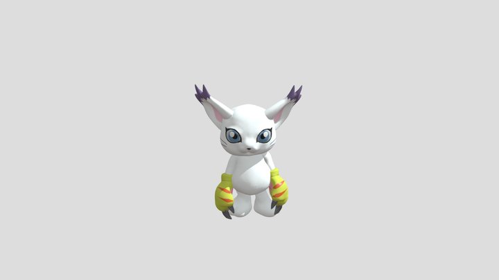 Gatomon Excited! 3D Model