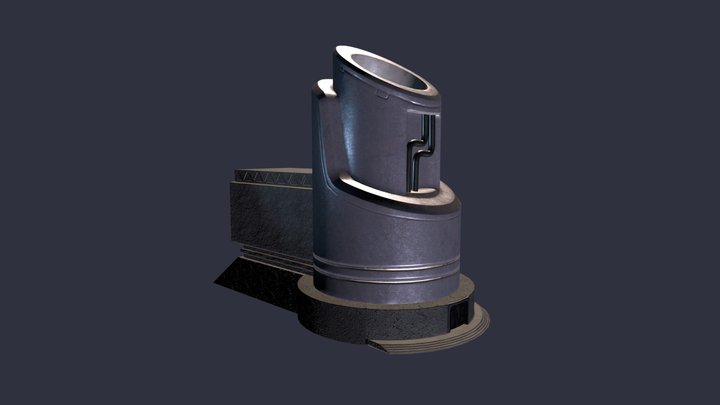 Sci-fi Factory 3D Model