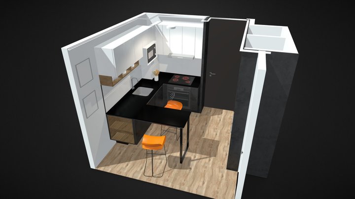 Kitchenette 3D Model