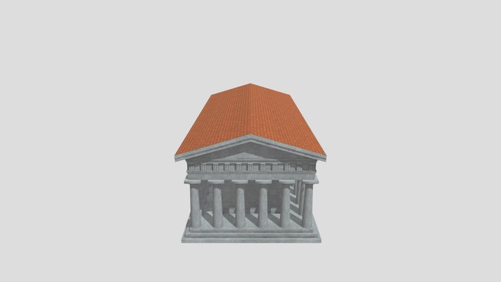 Tempio Atena Dopo 3D Model
