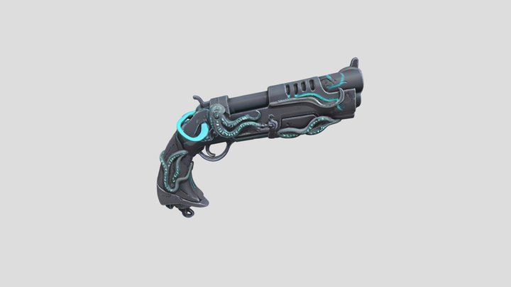 Syfy Cthulhu flintlock pistol クトゥルフ・ピストル 3D Model
