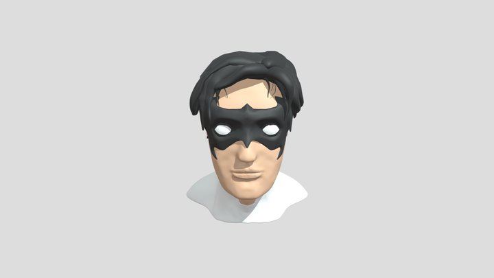 Night Wing Head Sculpt 3D Model