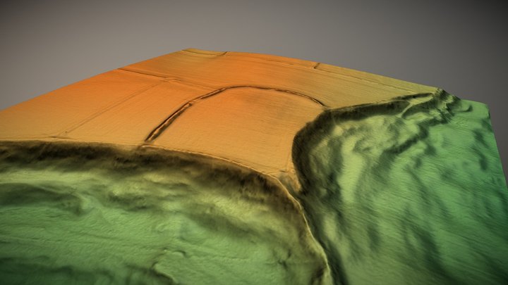Beckbury Camp, Gloucestershire (UK) – Gratis 3D-model STL