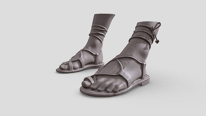 Feet Sandals – Kostenloses 3D-Modell STL