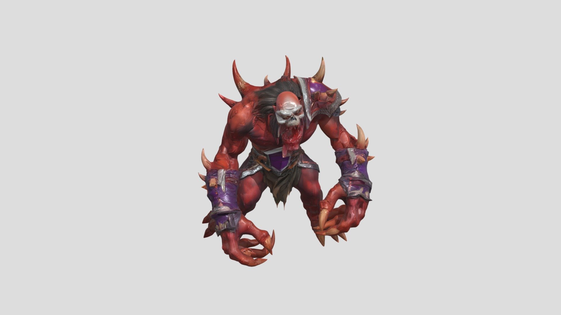 Demonic humanoid creature - 3D model by tyronmartens22 [794f285 ...