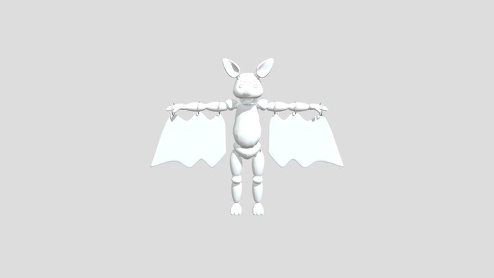 P02b_WalkerR_Bat 3D Model