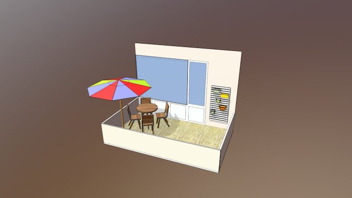 Balkon 3D Model