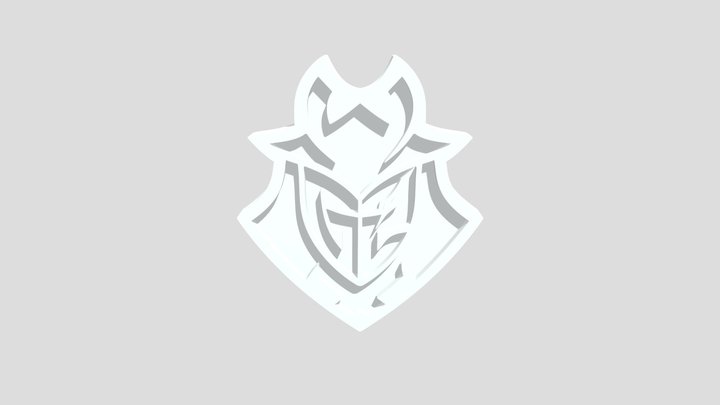 G2 Esports Logo 3D Model