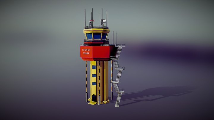 RD_Control Tower 3D Model