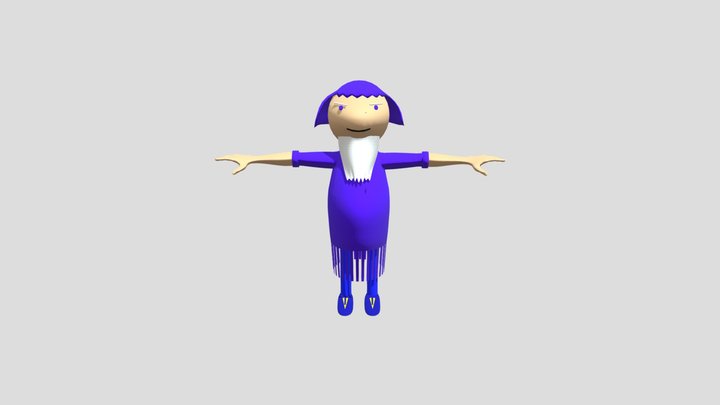 Baba, Gulli Bulli Wale Baba, Mjh Baba, 3D Model