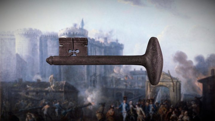 Bastille Key Model 3D Model