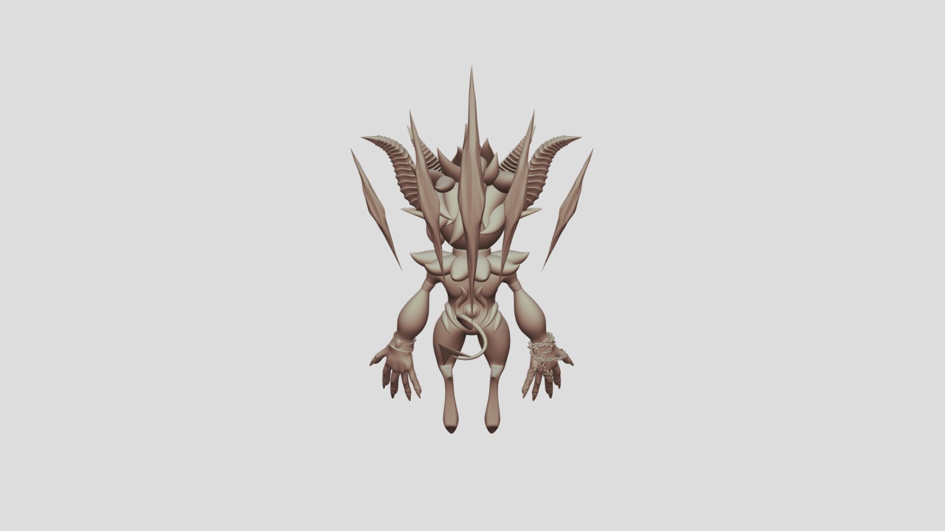 Demon Warrior - 3D model by michaelatte13 [795597f] - Sketchfab