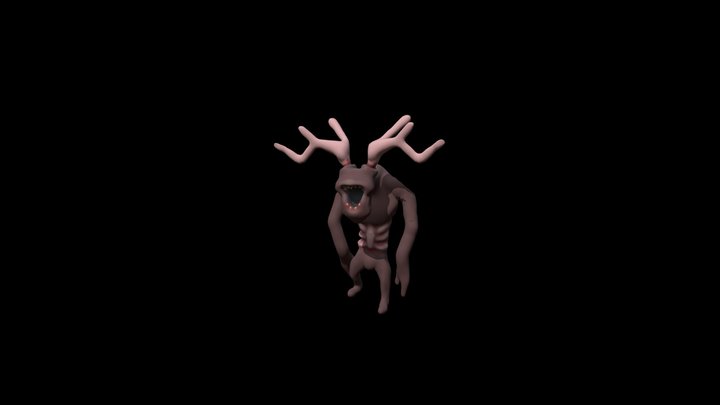 Wendigo animation 3D Model
