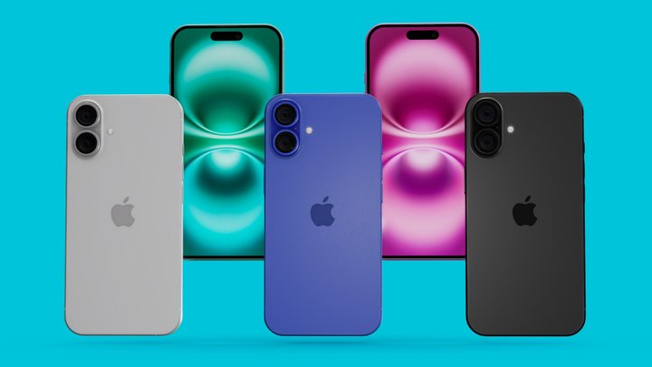 iPhone 16 3D Model