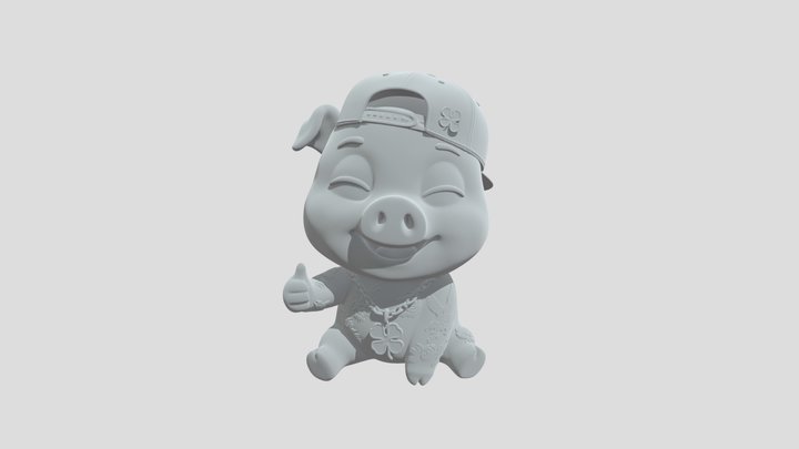 Shamrock Swine 3D Model