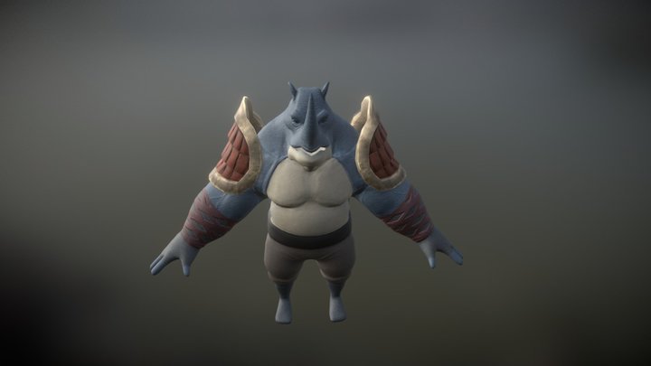 Rhino Body 3D Model