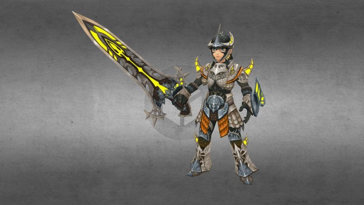 Dragon Nest Warrior 3D Model