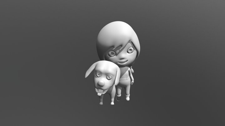 Grandes amigas 3D Model