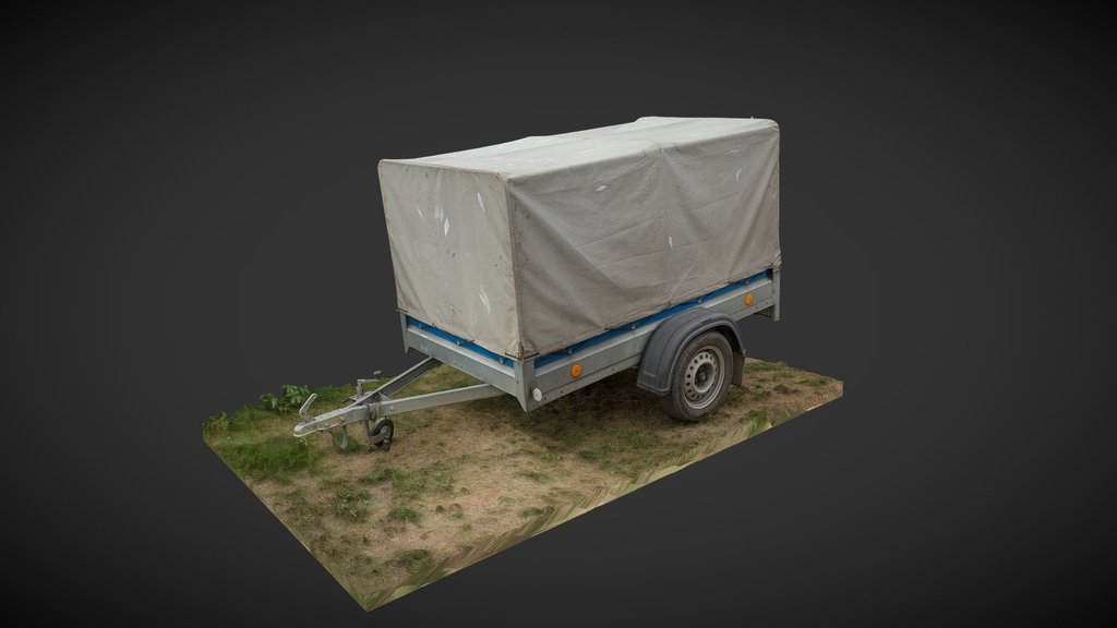 Car Trailer (Free 3d scan)