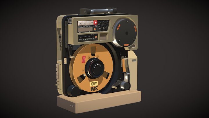 Vintage Radio In 3d Perspective A Retro Blast From The Past