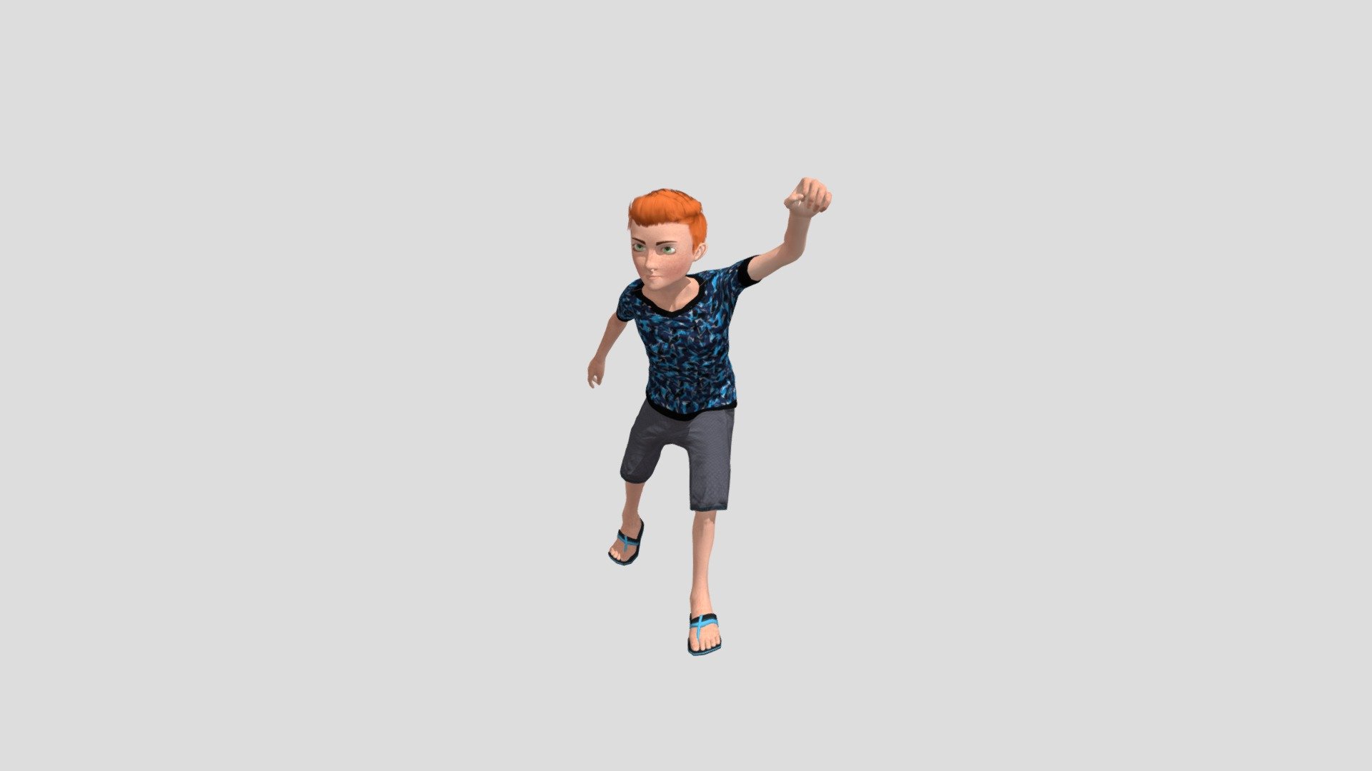 Looking Pose — Sketchfab embed 3D viewer