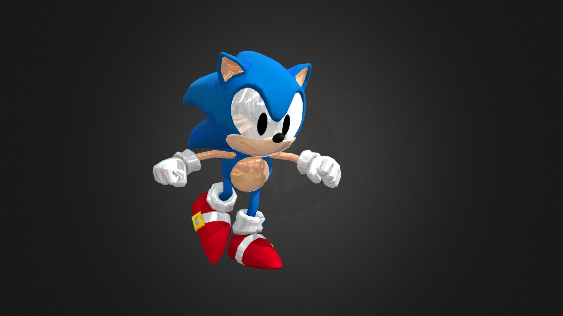 Classic Sonic 3D Adventure - Physics Game by juniortennis7