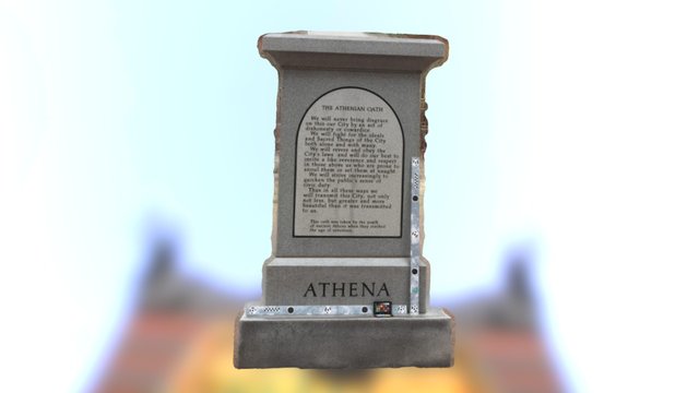 The Athenian Oath 3D Model