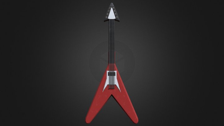 FNAF Help Wanted: Beta Guitar [RECREATION] 3D Model
