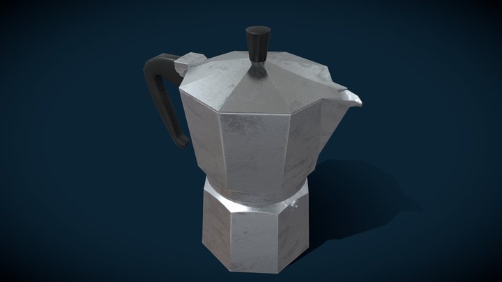 Moka pot 3D Model