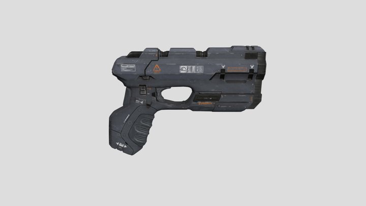 Hardsurface Jaime Martin's handgun 3D Model
