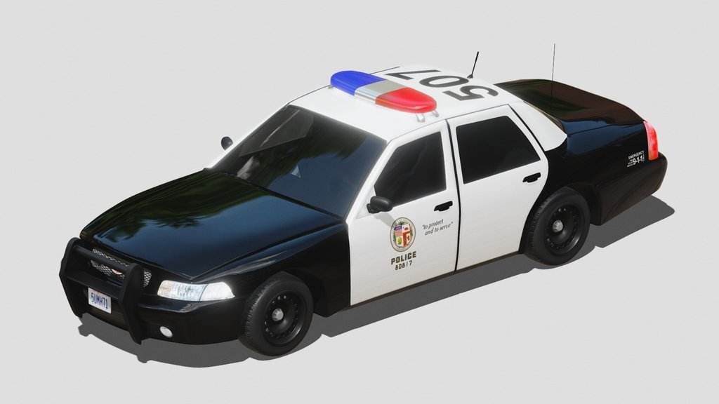 Los Angeles Police Department car