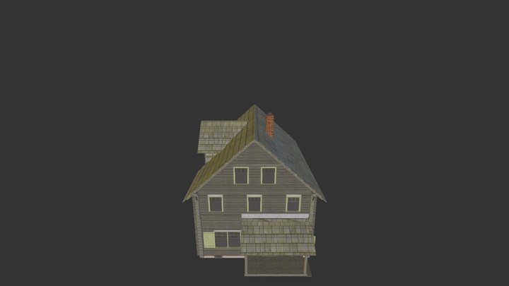 Enchanted Valley Chalet 3D Model