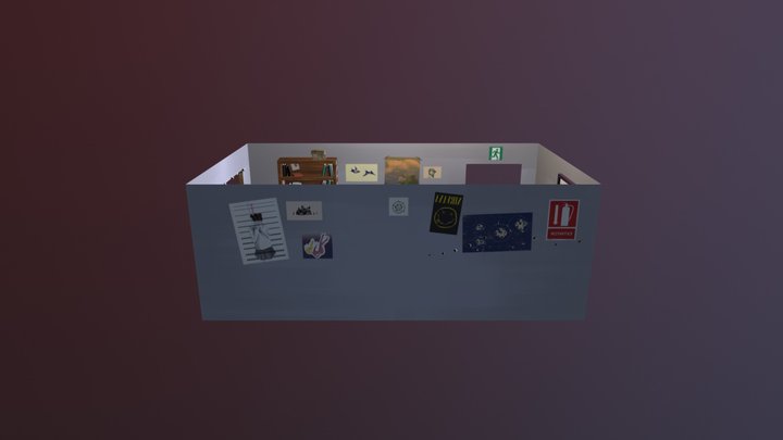 University Room 3D Model