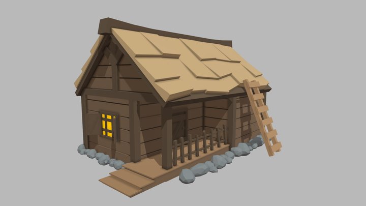 Lowpoly - House 3D Model