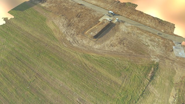 3D model of greenfield land in SEZ 3D Model