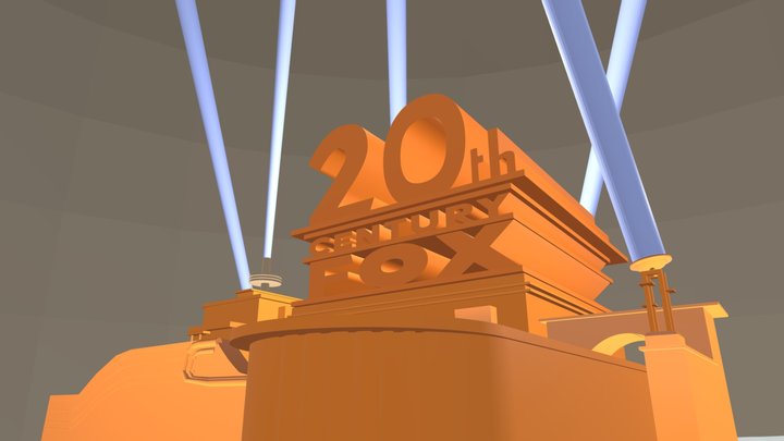 20th Century Fox 3ds Max Updated 3D Model