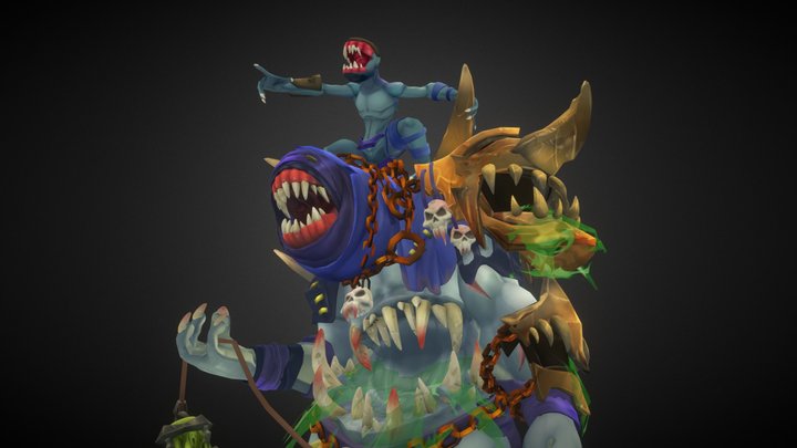 Stylized monster 3D Model