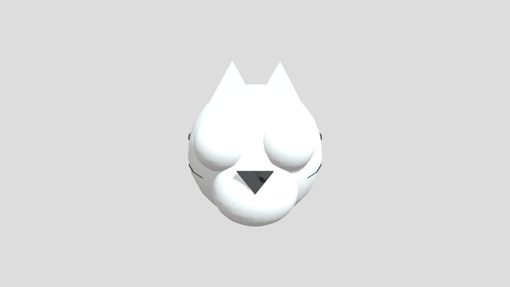 Textureless tigry 3D Model